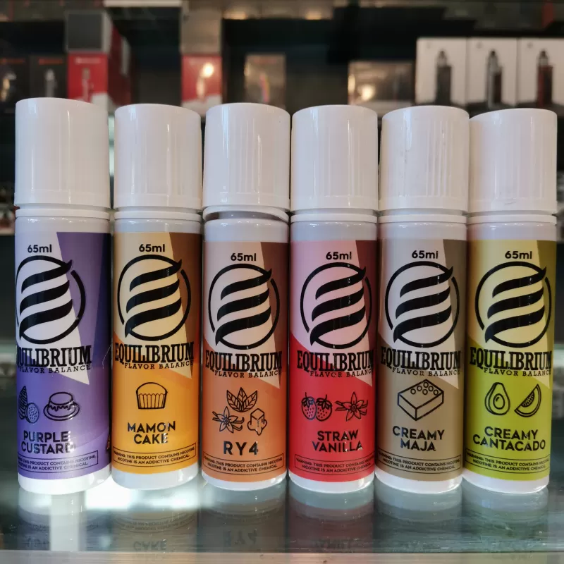 Equilibrium 60ml 50vg/50pg 12/24/36mg freebase ejuice - CAV (creamy cantaloupe avocado) / 24mg - Image 3