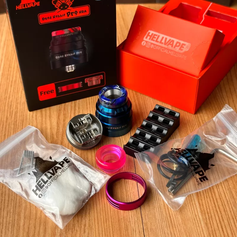 Hellvape Dead Rabbit Pro RDA 24mm Legit - Blue - Image 3