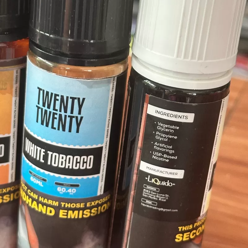Twenty Twenty by Liquido 60ml 60/40 - French Tobacco - Vanilla / 6mg - Image 2