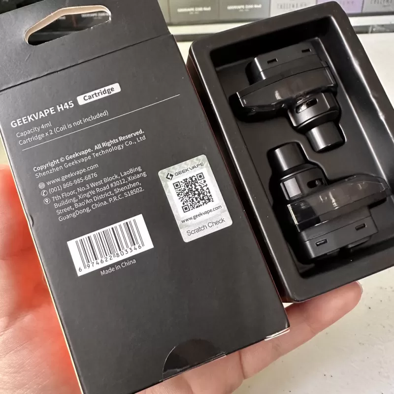 Geekvape Aegis hero 2 H45 pod cartridge 4ml (coil not icluded) - 1pc / Crystal Pink - Image 2