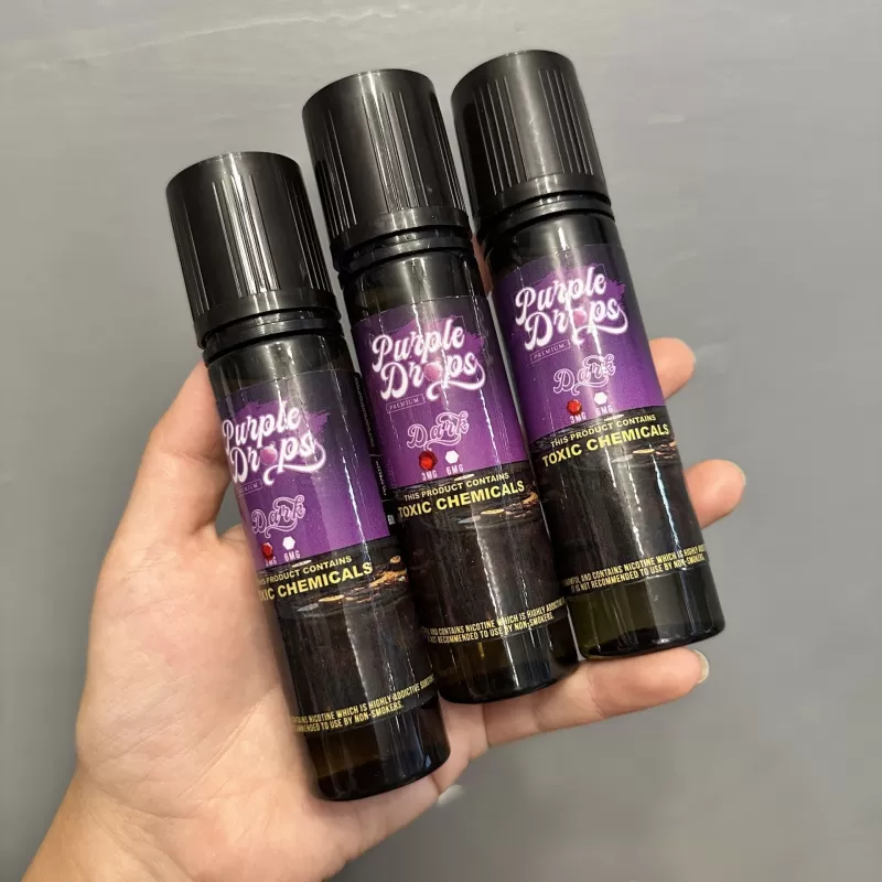 Purple Drops 3/6mg Dark Elixir 60ml - 3mg / Dark - Image 2