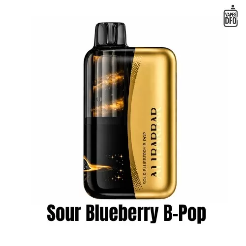 Sour Blueberry B-Pop – ALIBARBAR SWIRL - Non-rechargeable / Extra Large / ALIBARBAR / Blueberry / Beverage & Dessert