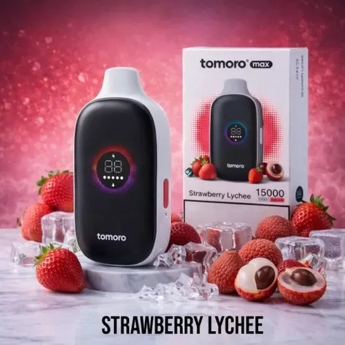 Strawberry Lychee – TOMORO MAX - TOMORO / Non-rechargeable / Large / Lychee / Strawberry