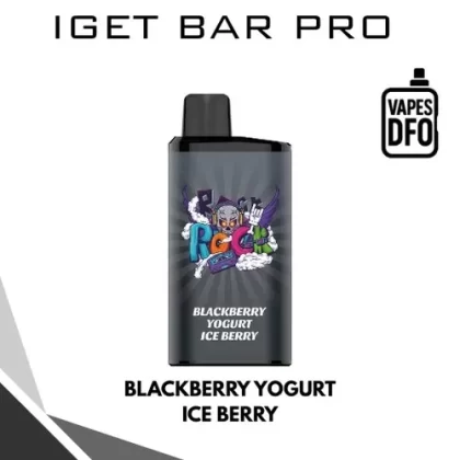 Blackberry Yogurt Ice Berry – IGET BAR PRO - Non-rechargeable / IGET / Medium / Berries / Blackberry / Beverage & Dessert
