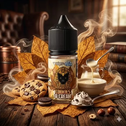 DR VAPES VAPE STATION TOBACCO COOKIES N CREAM MTL ELIQUID