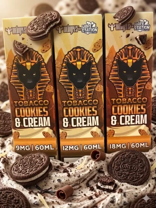 DR VAPES VAPE STATION TOBACCO COOKIES N CREAM MTL ELIQUID - Image 2