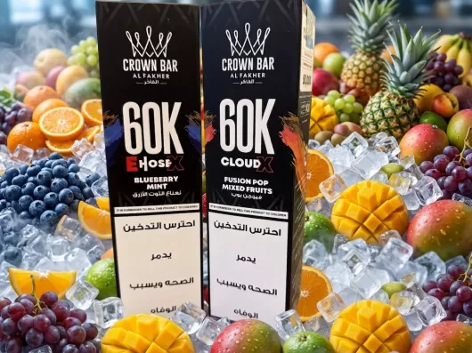 AL FAKHER CROWN BAR 60K PUFFS DISPOSABLE POD DTL/MTL 6MG - Image 2