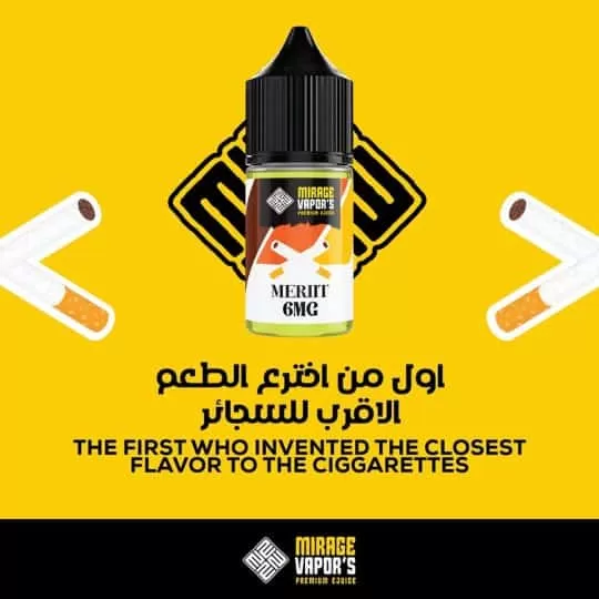 MIRAGE MERIIT MTL VAPE ELIQUID