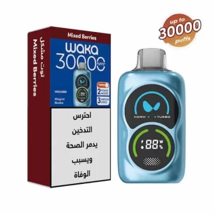 Waka Duo Turbo Disposable Vape Pod 30K 20MG