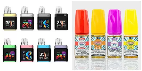 Bundle: Uwell Caliburn G3 Pro KOKO Pod + Dinner Lady Salt Nicotine