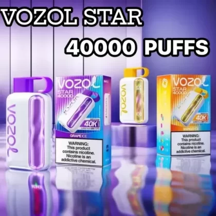 VOZOL STAR 40K PUFFS 50MG DISPOSABLE POD