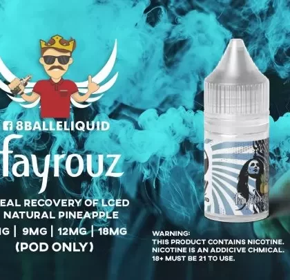 8 BALL FAYROUZ MTL VAPE ELIQUID