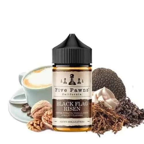 FIVE PAWNS BLACK FLAG RISEN MTL ELIQUID