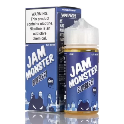 Jam Monster Blueberry Vape e-Liquid 100mL