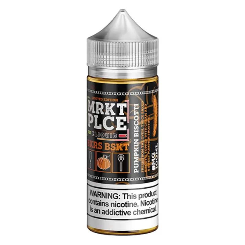 MRKT PLCE Pumpkin Biscotti (BKRS BSKT) Vape e-Liquid 100mL