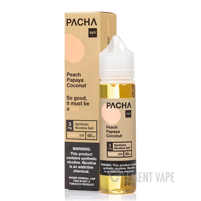 Pachamama Peach Papaya Coconut Cream Vape e-Liquid 60mL
