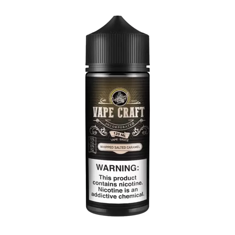 Vape Craft Whipped Salted Caramel Vape e-Liquid 120mL