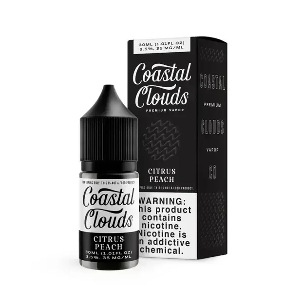 Coastal Clouds Salts Citrus Peach e-Liquid 30mL