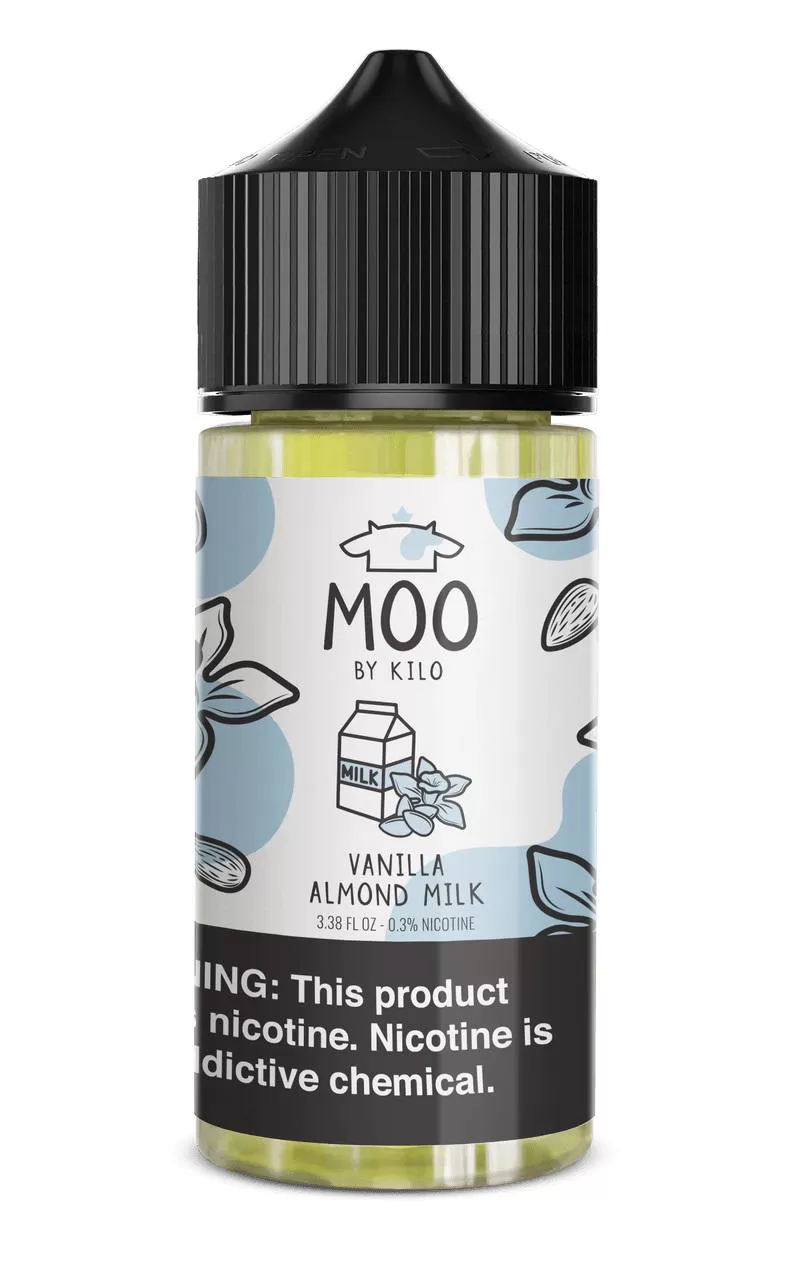Moo by Kilo Vanilla Almond Milk Vape e-Liquid 100mL