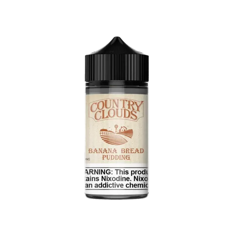 Country Clouds Banana Bread Pudding Vape e-Liquid 100mL