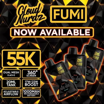 Cloud Nurdz X Fumi 55,000 Puff Disposable Vape