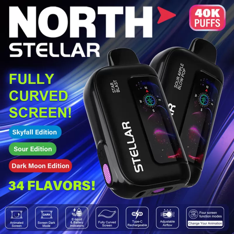 North Stellar Dark Moon Edition 40K Puff Disposable Vape