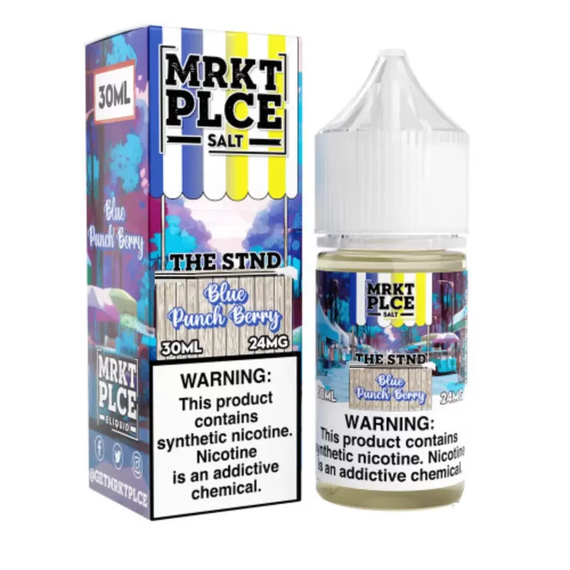 MRKT PLCE Salt Blue Punchberry Vape e-Liquid 30mL
