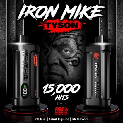 Iron Mike Tyson 15,000 Puff Disposable Vape