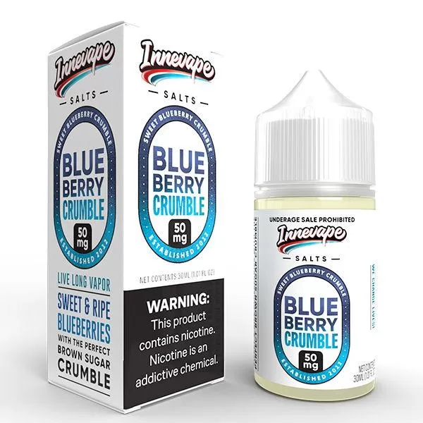 Innevape SALT Blueberry Crumble Vape e-Liquid 30mL