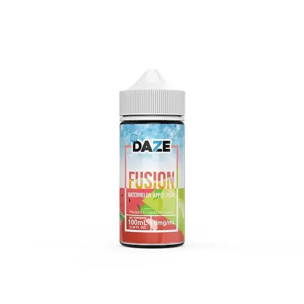 7 Daze Fusion Watermelon Apple Pear CHILLED Vape e-Liquid 100mL