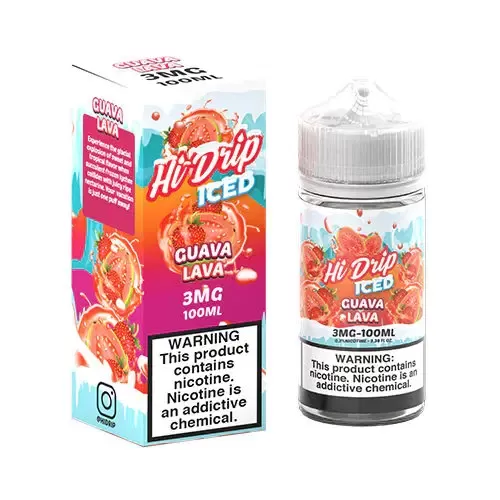 Hi Drip Series Guava Lava Chilled Vape e-Liquid 100mL