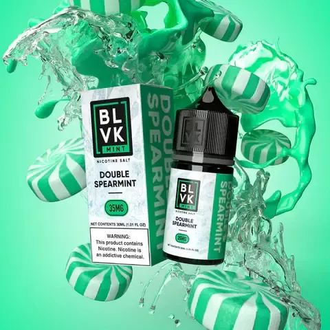 BLVK Mint Salt Double Spearmint Vape e-Liquid 30mL