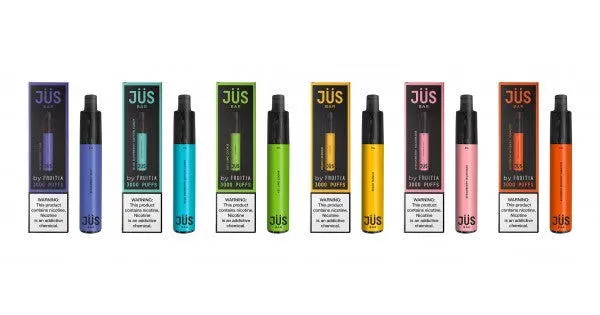 JUS BAR BY FRUITIA 3000 Puff DISPOSABLE Vape