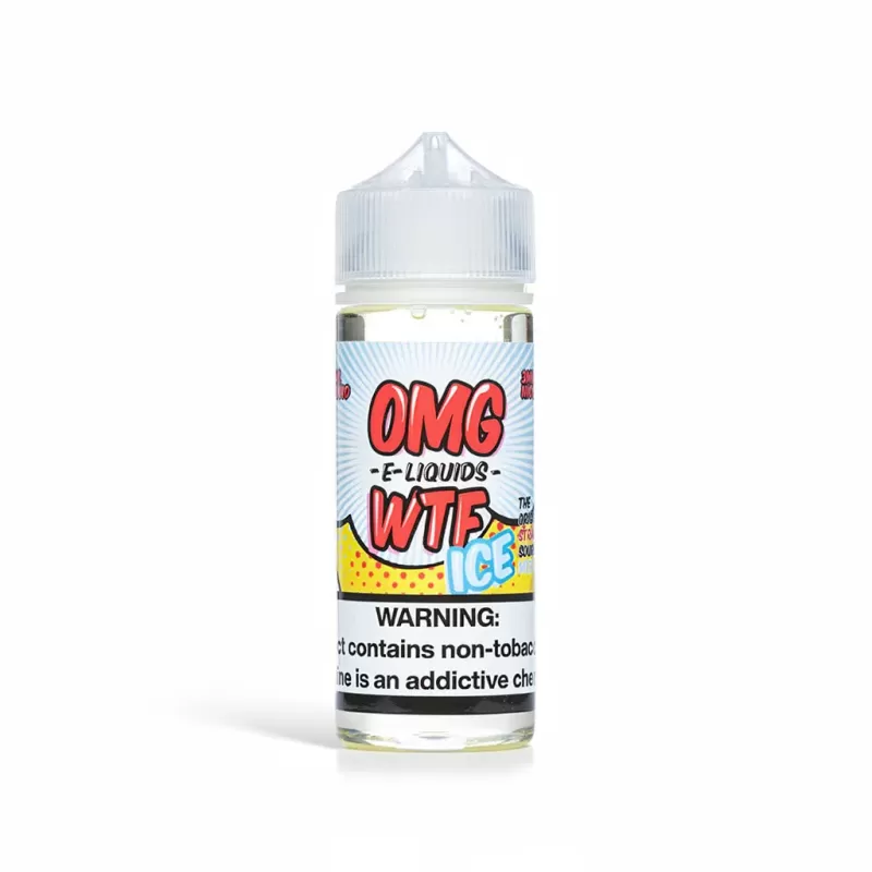 OMG WTF Ice 120mL Strawberry Sour Belt