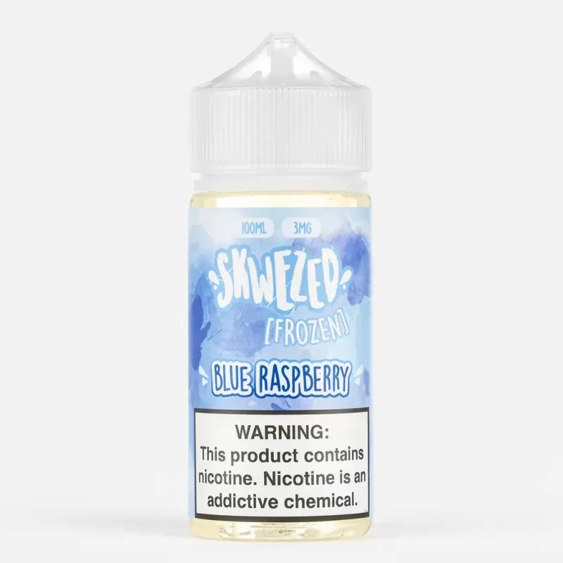 Skwezed Frozen Blue Blast 100mL – Icy Blue Raspberry E-Juice