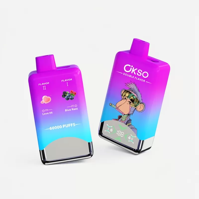 OKSO Double Flavor 60K Puffs Disposable Vape – Dual-Flavor