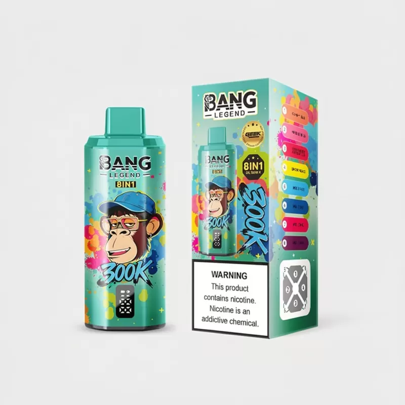 Bang Legend 8-in-1 300K Puffs Rechargeable Disposable Vape - Image 2