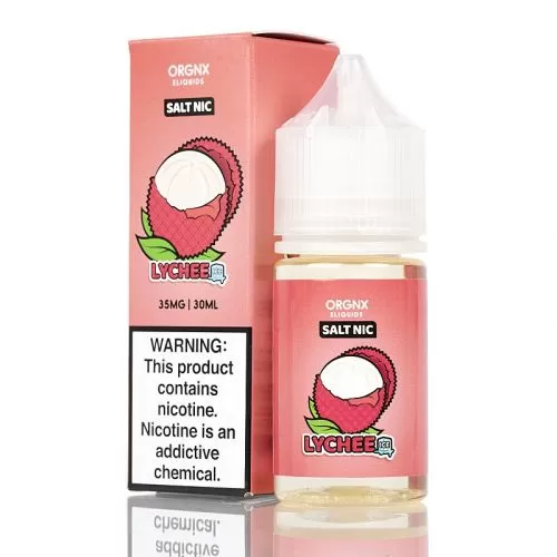 ORGNX SALT Lychee CHILLED Vape e-Liquid 30mL