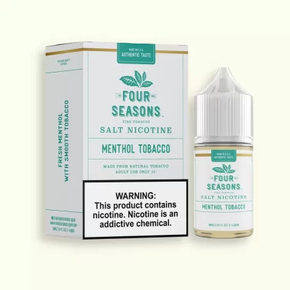 Four Seasons Menthol Tobacco Vape e-Liquid 30mL