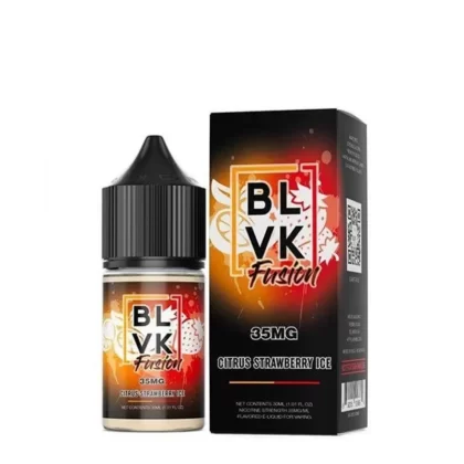 BLVK Fusion Salt Citrus Strawberry CHILLED Vape e-Liquid 30mL