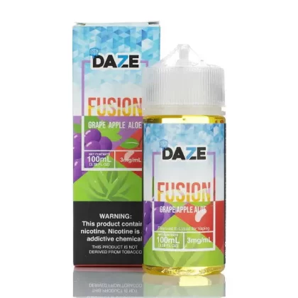 7 Daze Fusion Grape Apple Aloe CHILLED Vape e-Liquid 100mL