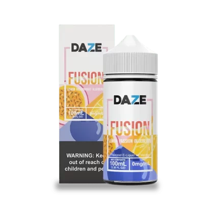 7 Daze Fusion Lemon Passionfruit Blueberry Vape e-Liquid 100mL