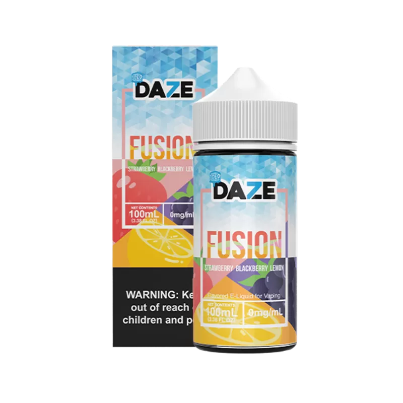 7 Daze Fusion Strawberry Blackberry Lemon CHILLED 100mL