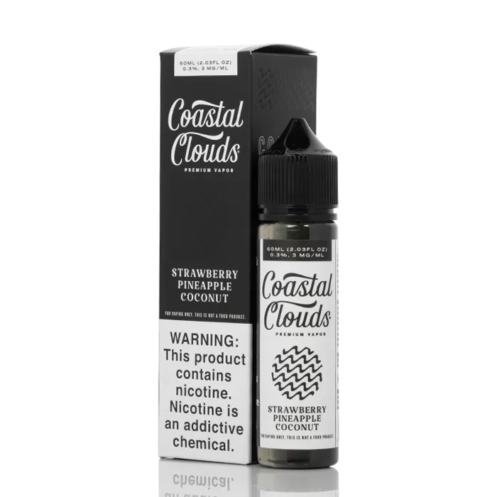 Coastal Clouds Strawberry Pineapple Coconut Vape e-Liquid 60mL