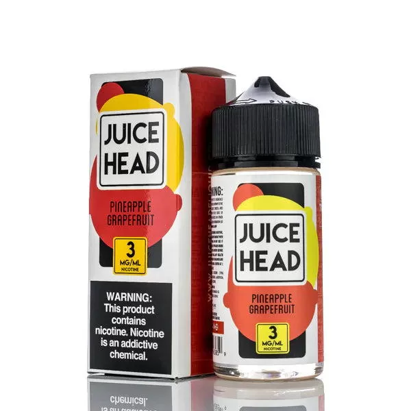 Juice Head Pineapple Grapefruit Vape e-Liquid 100mL