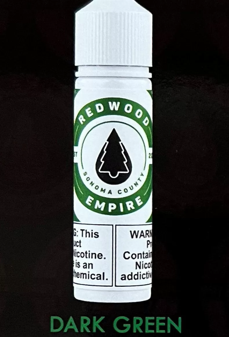 Redwood Empire Dark Green Vape e-Liquid 60mL