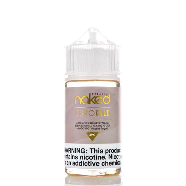 Naked 100 Tobacco Euro Gold Vape E-Liquid 60mL