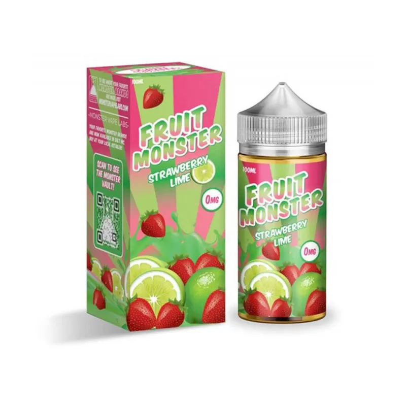 Fruit Monster Strawberry Lime Vape e-Liquid 100mL