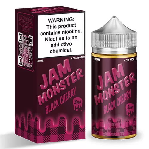 Jam Monster Black Cherry Vape e-Liquid 100mL