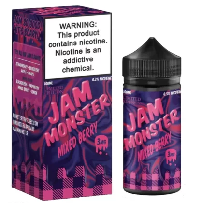 Jam Monster Jam Mixed Berry Vape e-Liquid 100mL